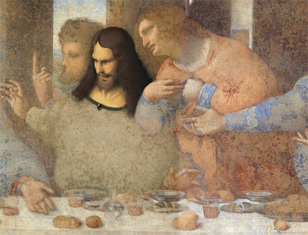 最後の晩餐　大ヤコブ　頭部の復元